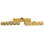 Terminal Xadrez 30mm Dourado Exclusivo – 1 Und