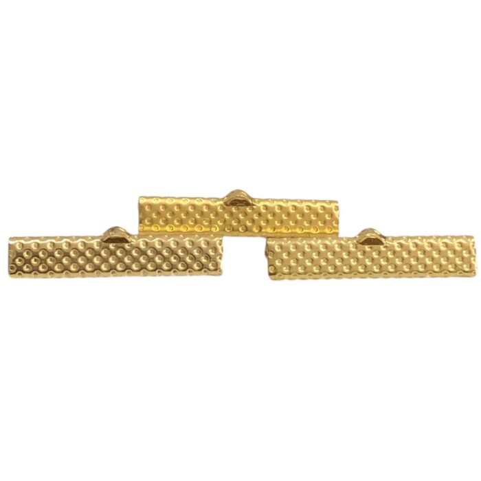 Terminal Xadrez 30mm Dourado Exclusivo – 1 Und - Imagem 1