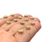 Rondela C/ Strass 6mm Abs Dourado Exclusivo - 10 Unds - Imagem 3