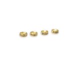 Rondela C/Strass 6mm Dourado Exclusivo - 1 Und