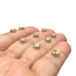 Rondela C/Strass 6mm Dourado Exclusivo - 1 Und - Imagem 3