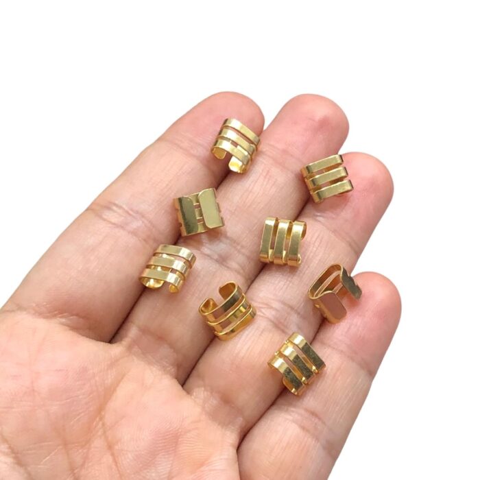 Terminal Grade 8mm Dourado - 4 Unds - Imagem 3