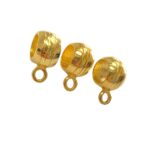 Caneca Trabalhada 19mm Dourado Exclusivo - 1 Und