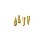 Ponteira Lisa 13mm Dourado Exclusiva - C/ 2 Unds