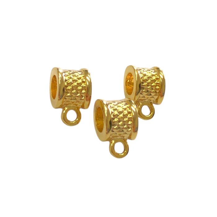 Caneca Trabalhada 11mm Dourado - 1 Und - Imagem 1