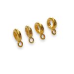 Caneca Lisa 11mm Dourado - 1 Und