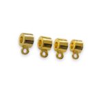 Caneca Lisa 8mm Dourado Exclusivo - C/ 2 Unds