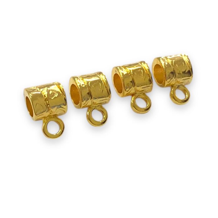 Caneca Trabalhada 11mm Dourado Exclusivo - C/ 2 Unds - Imagem 1