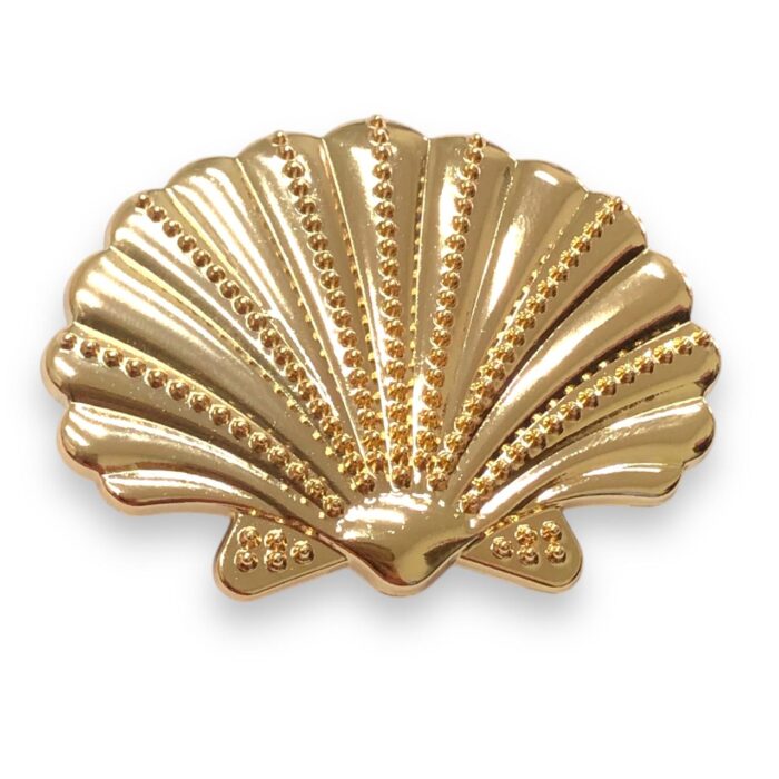 Entremeio Concha Mar 5,3x7cm Dourado - 1 Und - Imagem 5