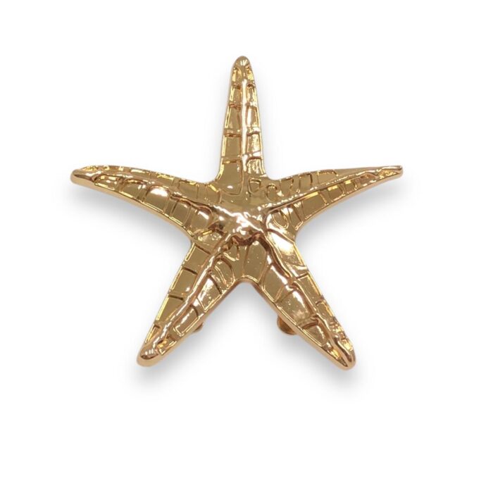 Entremeio Estrela Mar 7cm Dourado - 1 Und - Imagem 4