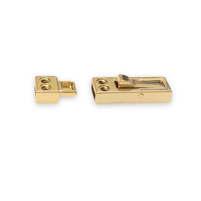 Fecho Retangular Imã 38mm Dourado - 1 Und - Imagem 3