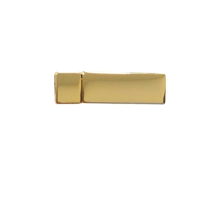 Fecho Retangular Imã 38mm Dourado - 1 Und - Imagem 2