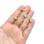 Entremeio Retangular 12mm Dourado Exclusivo - 1 Und - Imagem 2