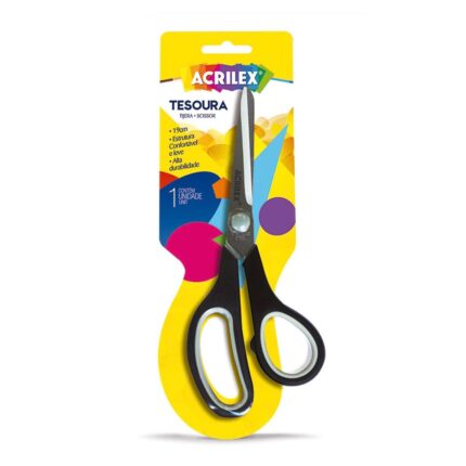 Tesoura Multiuso Acrilex 19cm – 1 Und