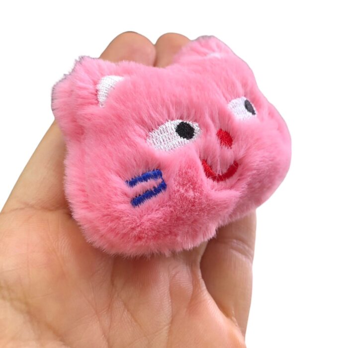 Aplique Cabeça Gato 7cm Pelúcia - 1 Und - Imagem 4