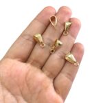 Charneira Lisa 14mm Dourado - 1 Und - Imagem 2