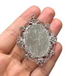 Entremeio Oval P/ Chaton 48x61mm Níquel - 1 Und - Imagem 3