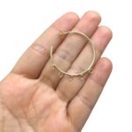 Base Brinco C/ 5 Saídas 35mm Dourado Exclusivo - 1 Par - Imagem 3