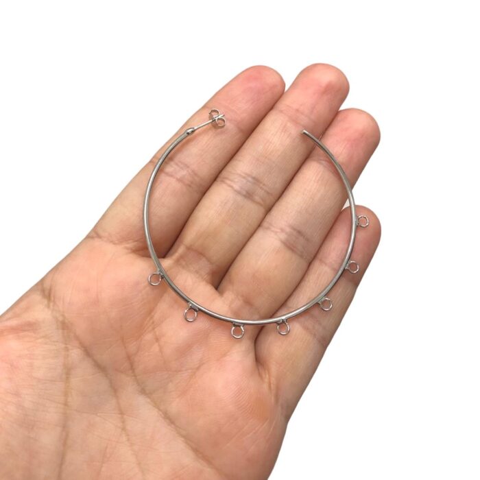 Base Brinco C/7 Saída 57mm Níquel – 1 Par - Imagem 2