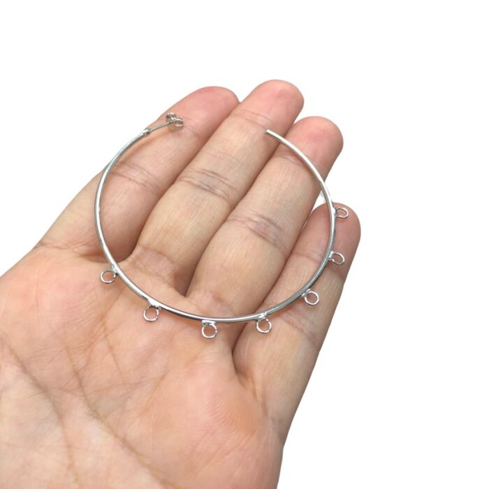 Base Brinco C/7 Saída 57mm Níquel – 1 Par - Imagem 3