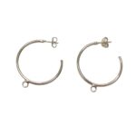 Base Brinco C/1 Saída 25mm Níquel – 1 Par