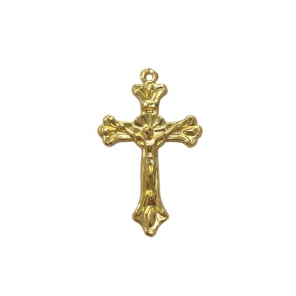 Pingente Cruz 40mm Dourado - 1 Und