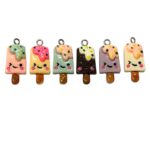 Pingente Infantil Picolé 26mm Resina - 1 Und