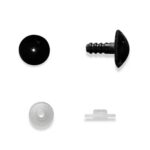 Olhos P/ Amigurumi 8mm Preto – 05 Pares