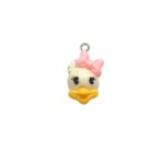 Pingente Infantil Margarida 25mm Resina - 1 Und