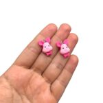 Pingente Infantil Leitão 21mm Resina – 1 Und - Imagem 2