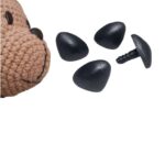 Fucinho P/ Amigurumi 10mm Preto - C/ 05 Und - Imagem 2