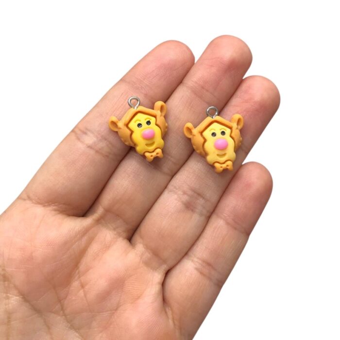 Pingente Infantil Tigrão 21mm  Resina - 1 Und - Imagem 2