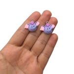Pingente Infantil Elefante 21mm Resina - 1 Und - Imagem 2