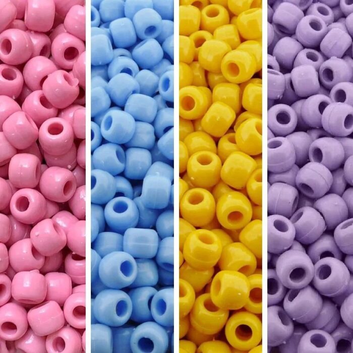 Miçangão Tererê Leitoso 10mm – 20 Gramas - Imagem 1