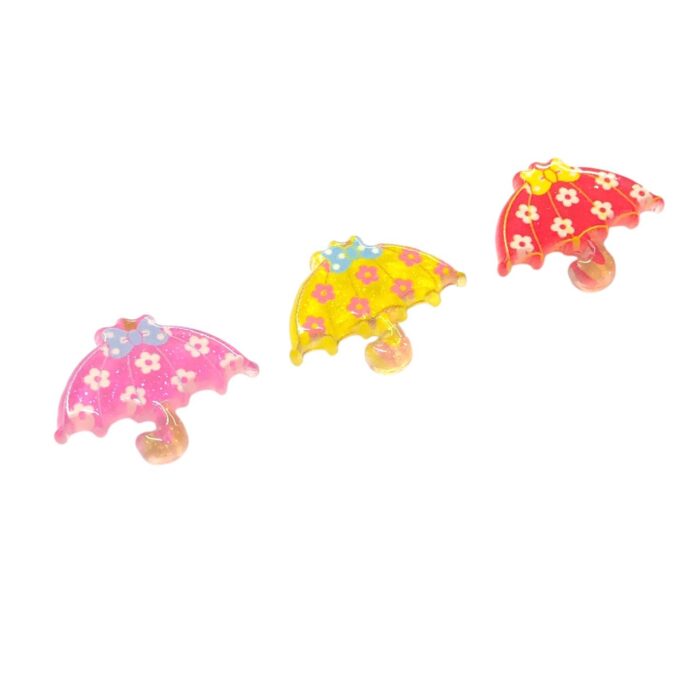 Aplique Infantil Sombrinha 16mm Acrílico - 1 Und - Imagem 1