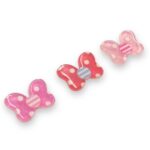 Aplique Infantil Laço 14mm Acrílico - 1 Und
