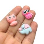 Pingente Infantil Bichos Diversos Resina - 1 Und - Imagem 3
