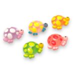 Aplique Infantil Tartaruga 18mm Resina - 1 Und