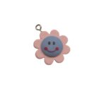 Pingente Infantil Flor 26mm Resina - 1 Und