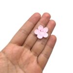 Pingente Infantil Flor 25mm Resina – 1 Und - Imagem 2