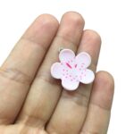 Pingente Infantil Flor 25mm Resina – 1 Und - Imagem 3