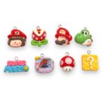 Pingente Infantil Jogos Mario Resina - 1 Und