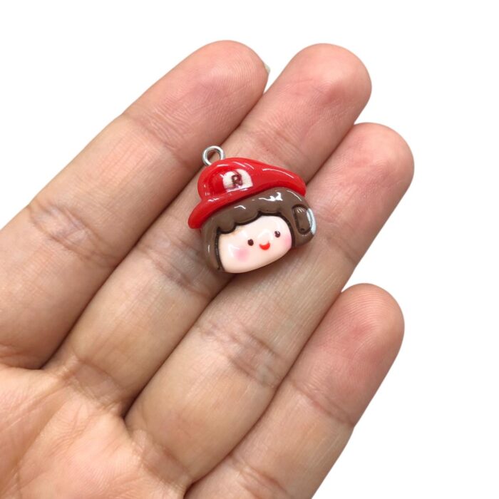 Pingente Infantil Jogos Mario Resina - 1 Und - Imagem 2