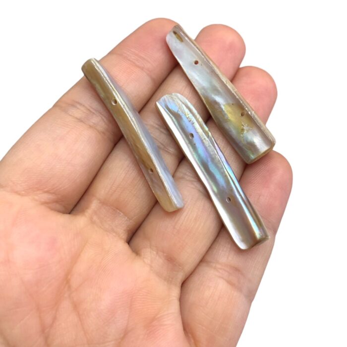 Passador Abalone 44mm Disforme Madrepérola - 1 Und - Imagem 2