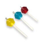 Pingente Infantil Pirulito 5cm Resina - 1 Und