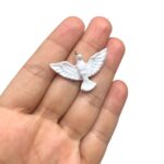 Aplique Espirito Santo c/ Pitão 25x35mm Biscuit - 1 Und - Imagem 2