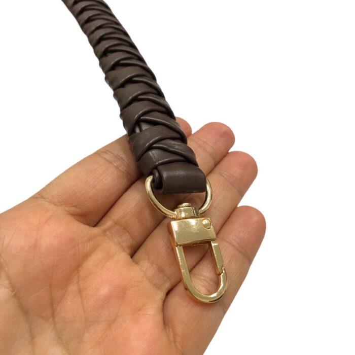 Alça de Bolsa 2,5x31cm Couro Trançado - 1 Und - Imagem 2