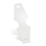 Cartela Gravata 5x13 Branco - c/25 Unds