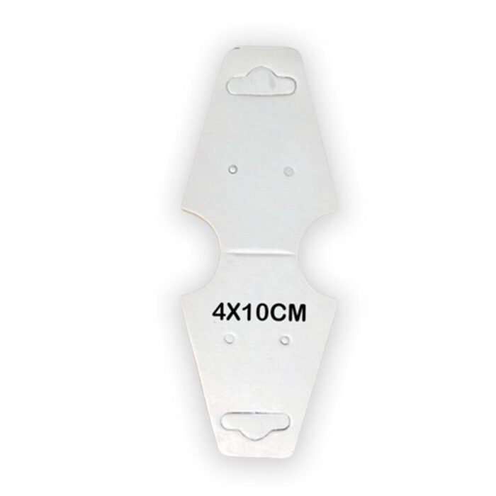 Cartela Gravata 4×10 Branco – c/25 Unds - Imagem 2