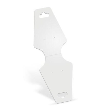 Cartela Gravata 5x13 Branco - c/25 Unds